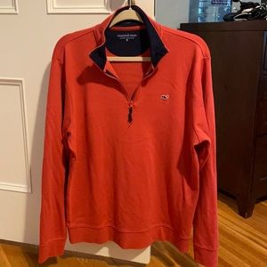 Vineyard Vines Pima cotton 3/4 zip. gently worn.